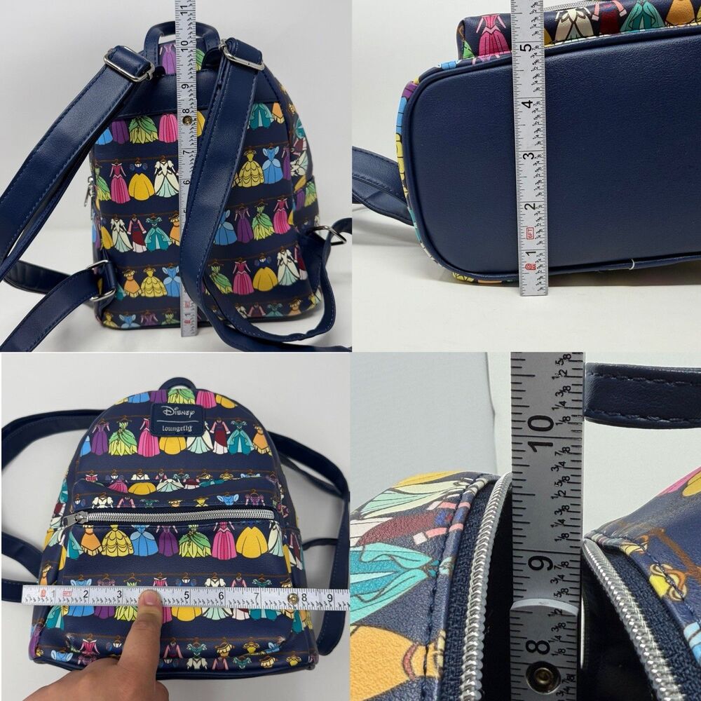 Loungefly Disney Princess Dress Wardrobe Backpack Wallet STORE MODEL - Picture 10 of 13